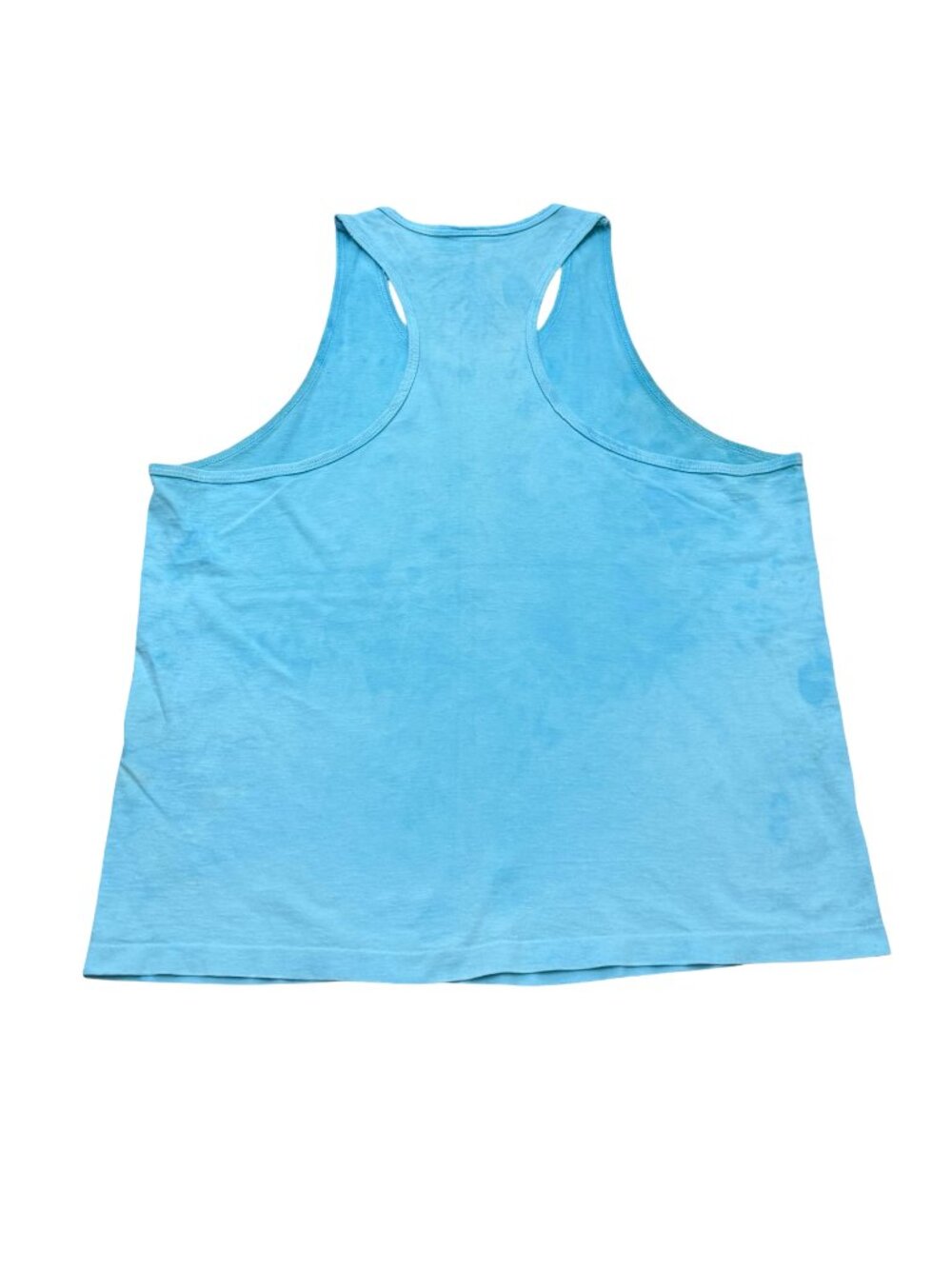 Vintage 1990s Panama Jack Tank Top Tropical Graphic Single Stitch Blue USA - Picture 5 of 5